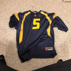 Nike WVU Pat White. Blue WVU football jersey